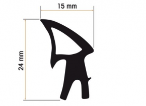 BURLETE HORNO E2 RDA 105E 1600mm